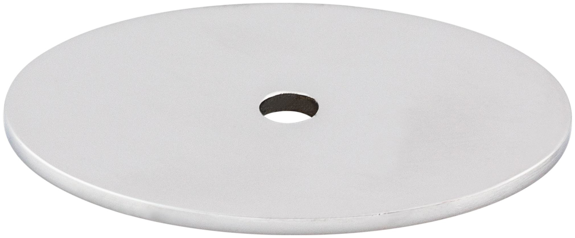 Photos - Furniture Hardware Inch Top Knobs TK62 1-3/4 Large Oval Cabinet Knob Backplate from the Sanctuary Series Polished Chrome Cabinet Hardware Cabin