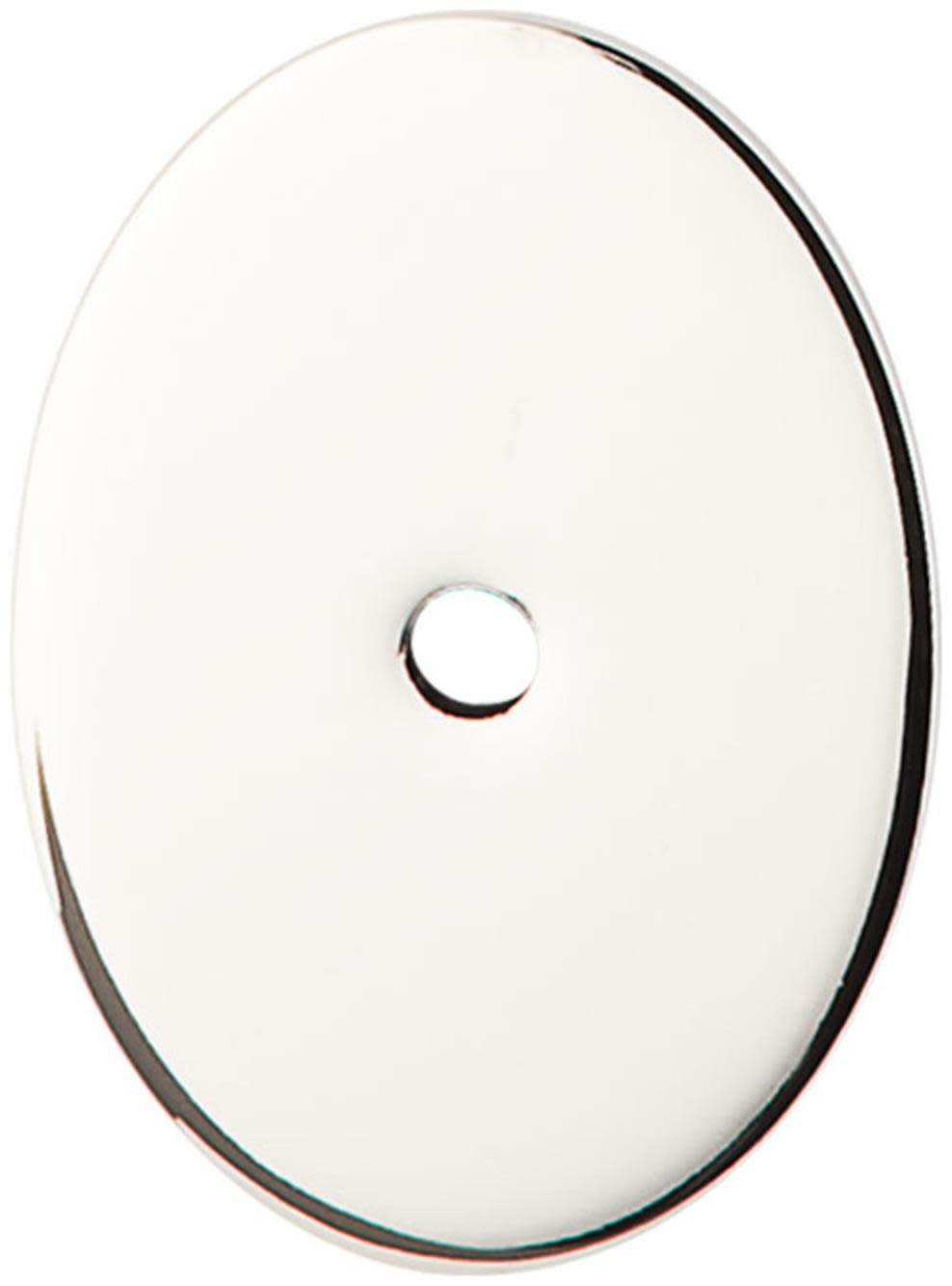 Photos - Furniture Hardware Inch Top Knobs TK62 1-3/4  Large Oval Cabinet Knob Backplate from the Sanctuary Series Polished Nickel Cabinet Hardware Cabin 