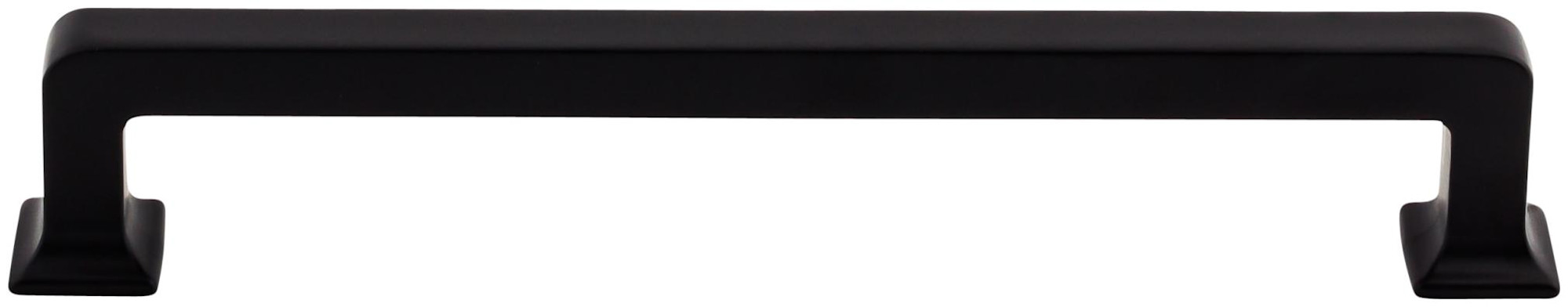 Photos - Furniture Hardware Top Knobs TK705 Ascendra 6-5/16 Inch Center to Center Handle Cabinet Pull from the Transcend Series Flat Black Cabinet Hardw