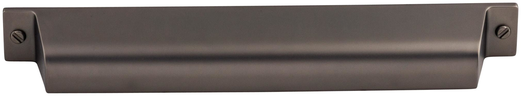 Photos - Furniture Hardware Inch Top Knobs TK775 Channing 7  Center to Center Cup Cabinet Pull from the Barrington Series Ash Gray Cabinet Hardware Pulls 