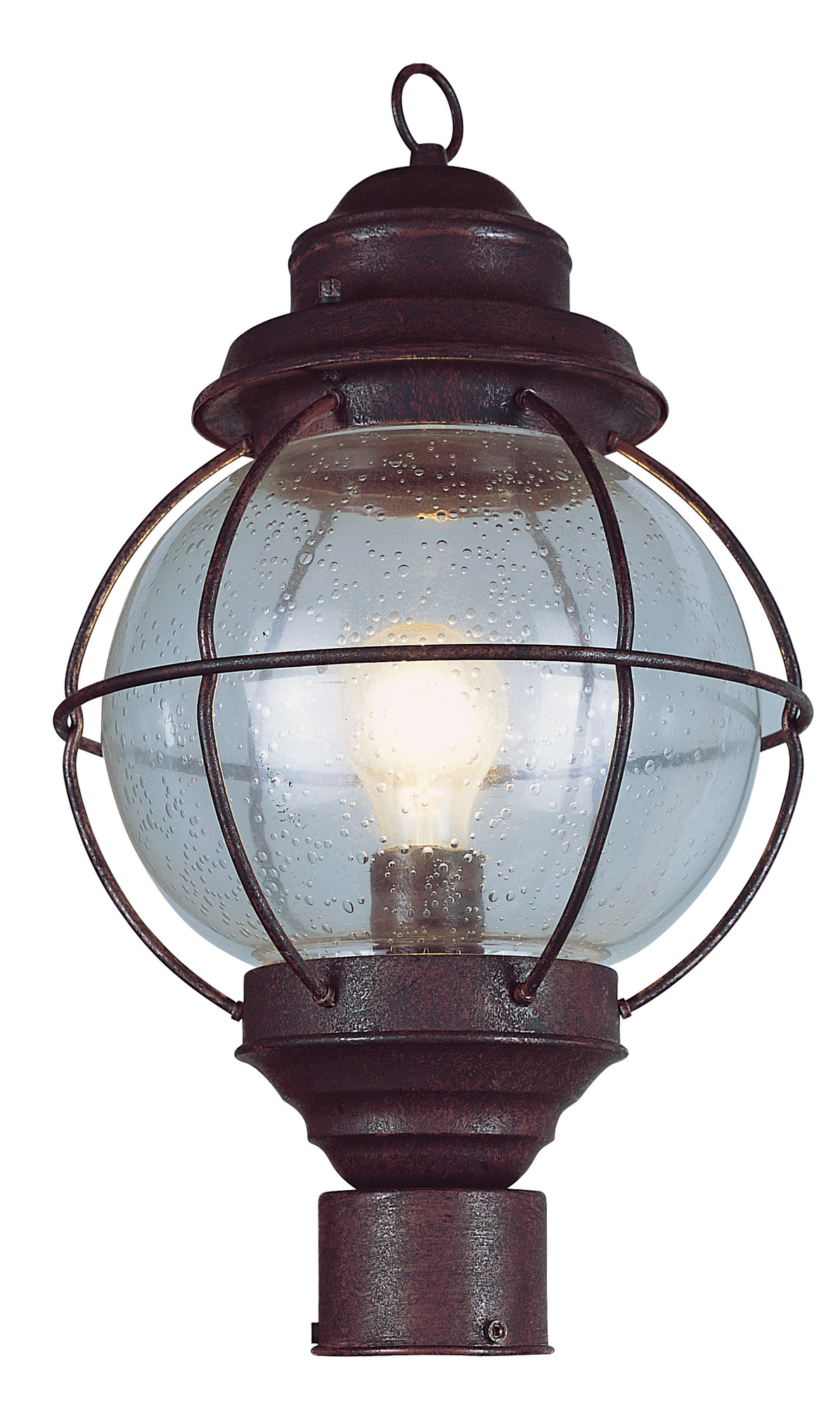Photos - Floodlight / Street Light Trans Globe Lighting 69902 Modern Single Light Up Lighting Medium Outdoor Post Light from the Outdoor Collection Rustic Bron