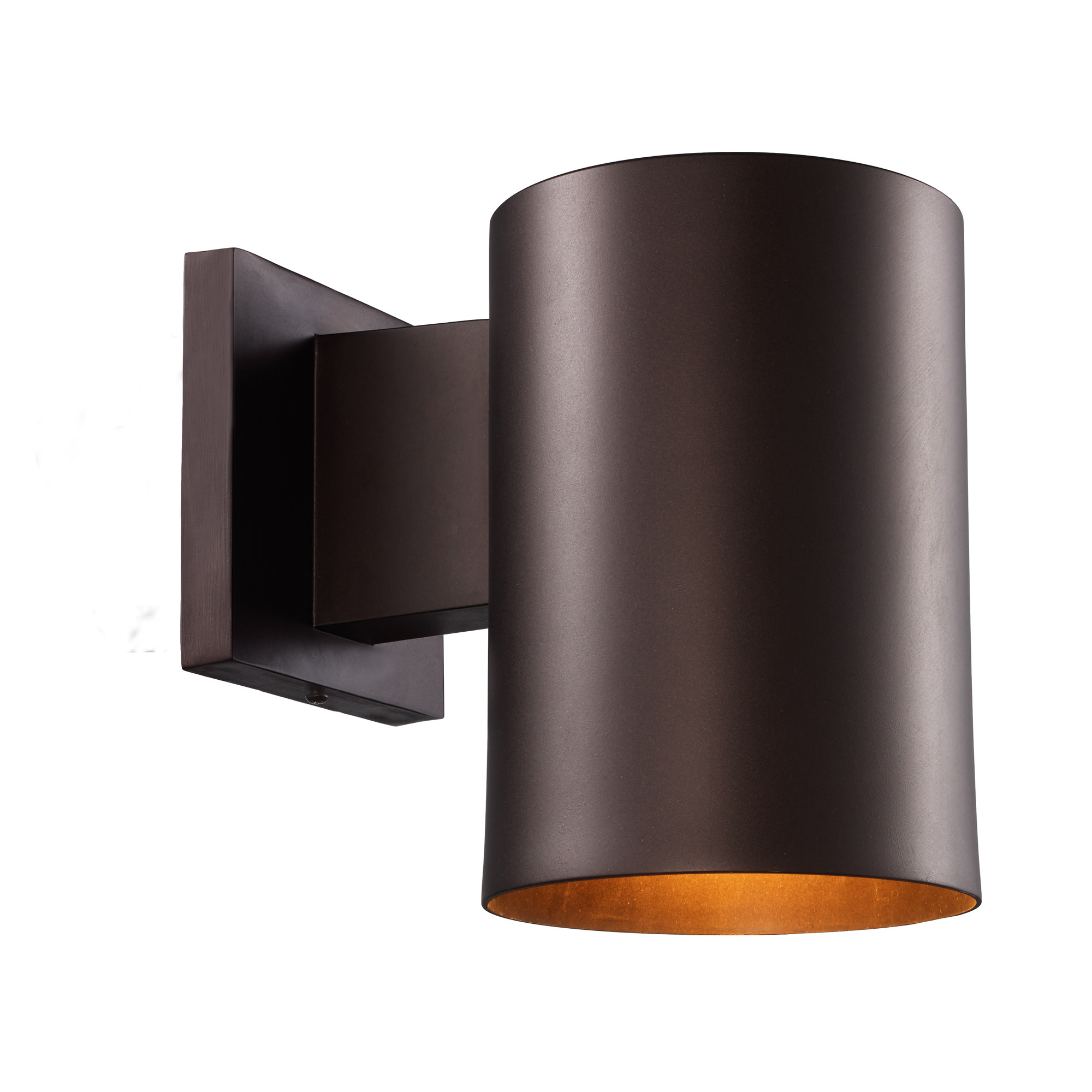 Photos - Floodlight / Street Light Trans Globe Lighting 51300 Cali 7" Tall Outdoor Wall Sconce Bronze Outdoor Lighting Wall Sconces 51300 BZ