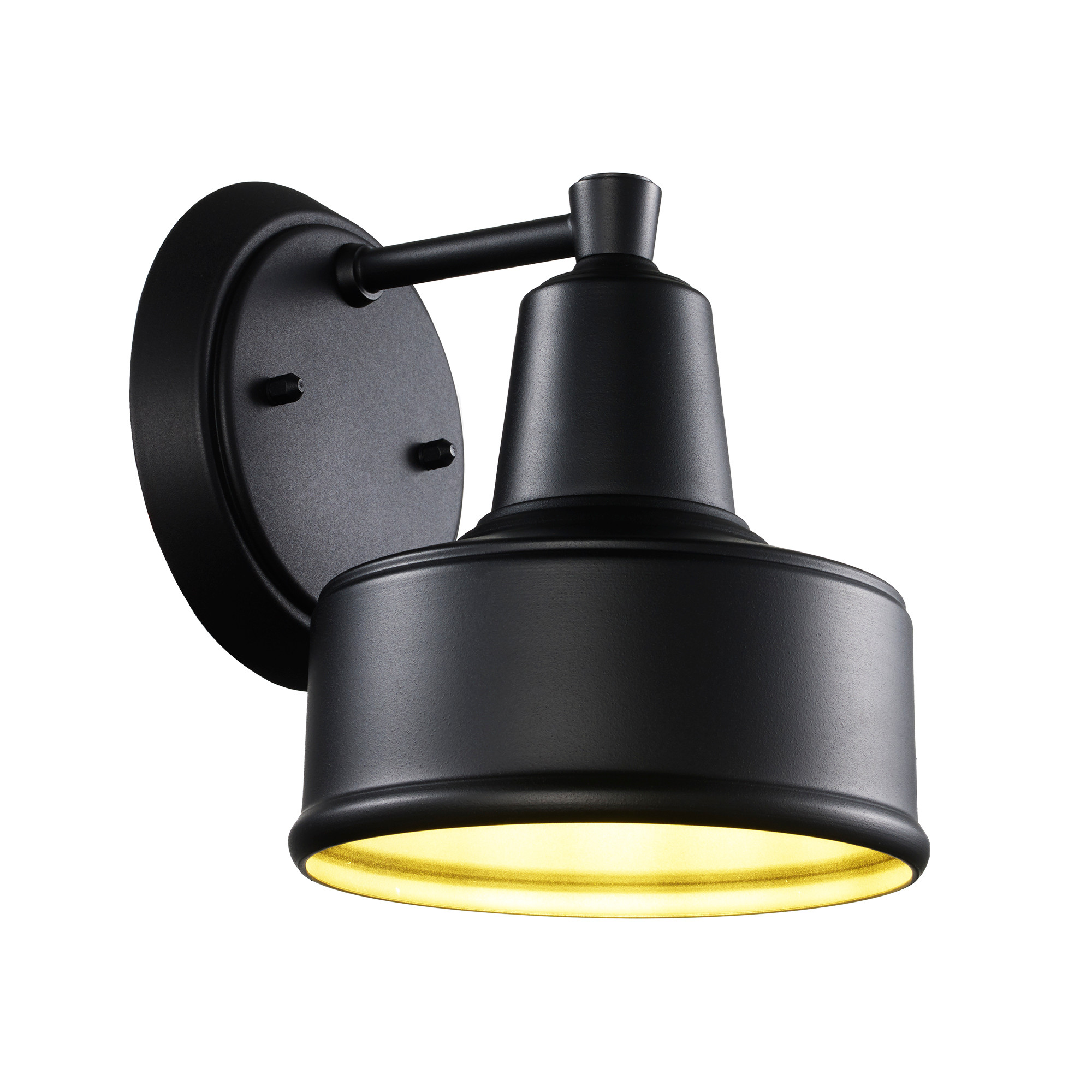 Photos - Floodlight / Street Light Trans Globe Lighting 51320 Channing 8" Tall Outdoor Wall Sconce Black Outdoor Lighting Wall Sconces 51320 BK