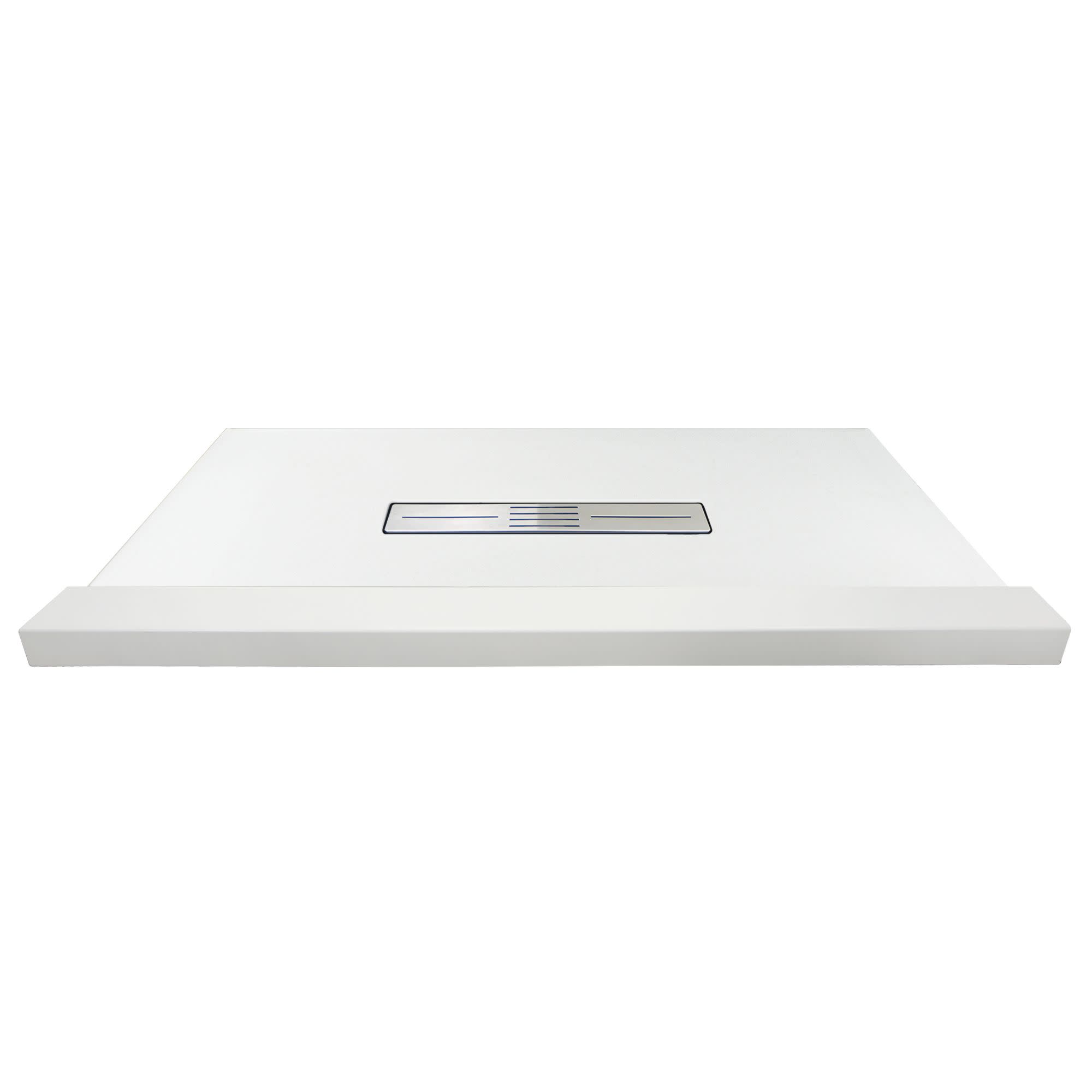 Photos - Shower Tray A&D Transolid FZST4836C 47-3/16" x 36-1/2" Rectangular Shower Base with Single Threshold and Center Drain White Shower Stalls an 