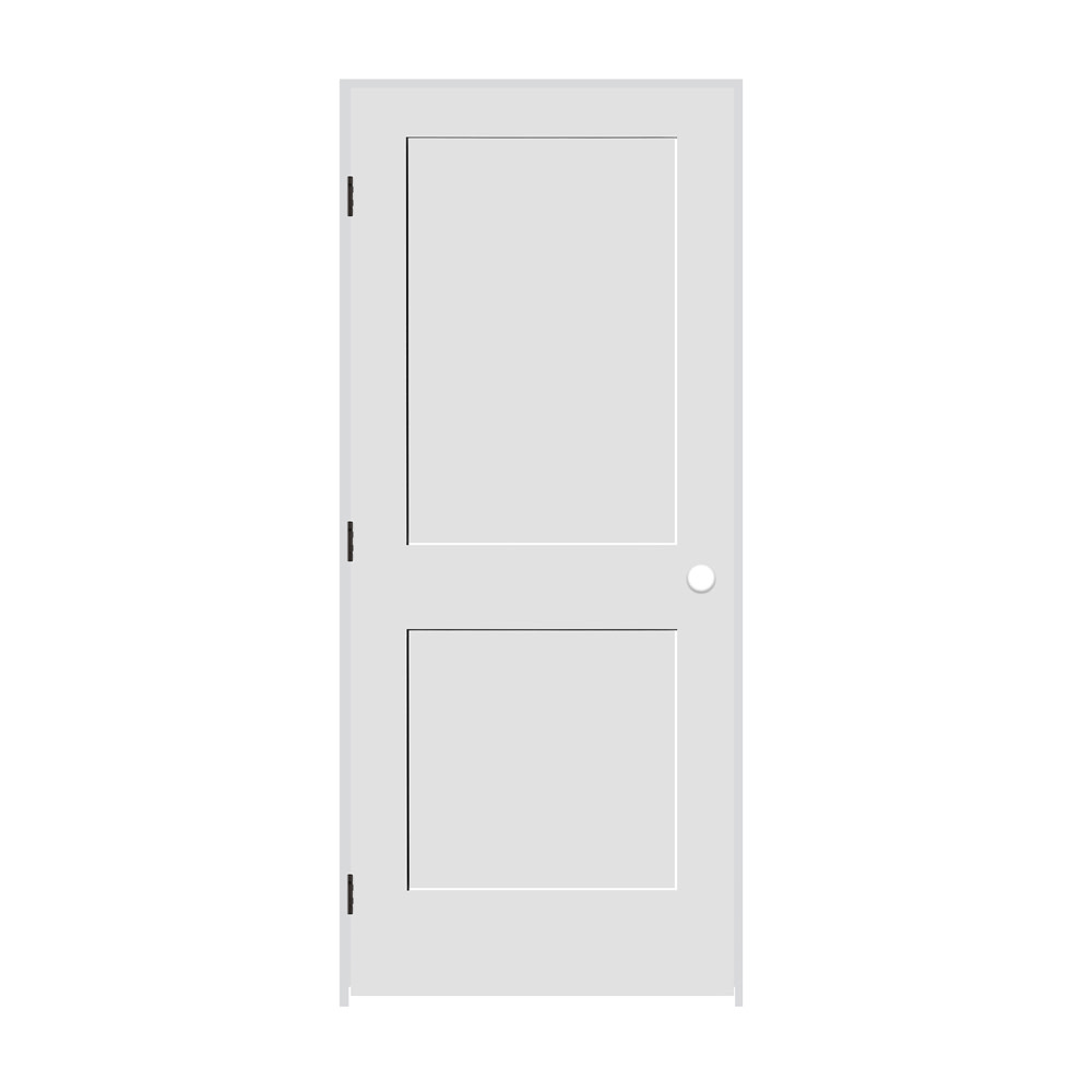 Photos - Interior Door A&D Trimlite 18" by 80" 2-Panel Shaker Right Handed Interior Prehung Passage Door and 6-9/16" Door Jamb - 1668138pri8402RH10B691 
