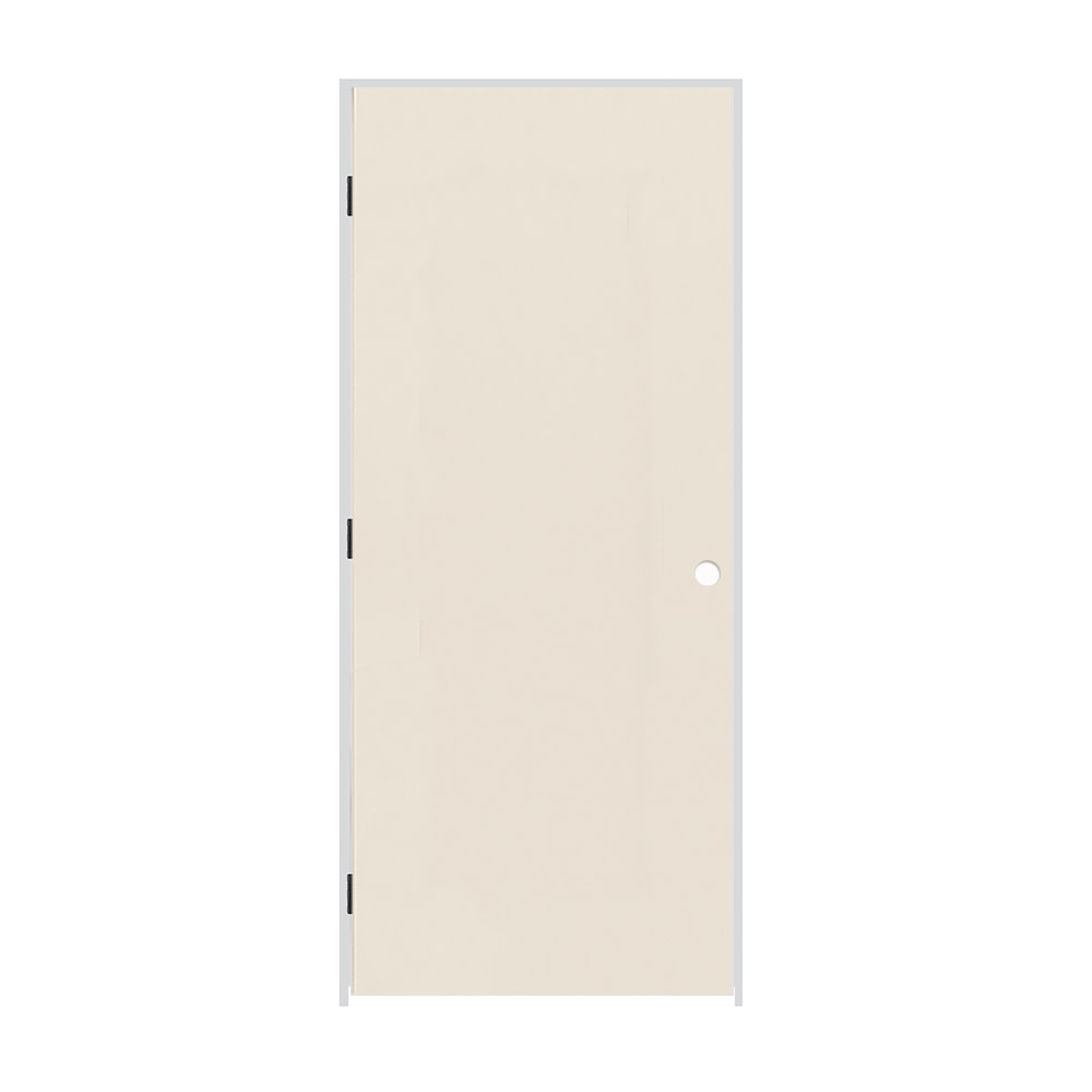 Photos - Interior Door Primed Trimlite 1668FHCPHBRH10B714 18" x 80"  Hardboard Hollow Core Flush 7-1/4" Jamb Right Hand Prehung Door with Oil Rubbed 