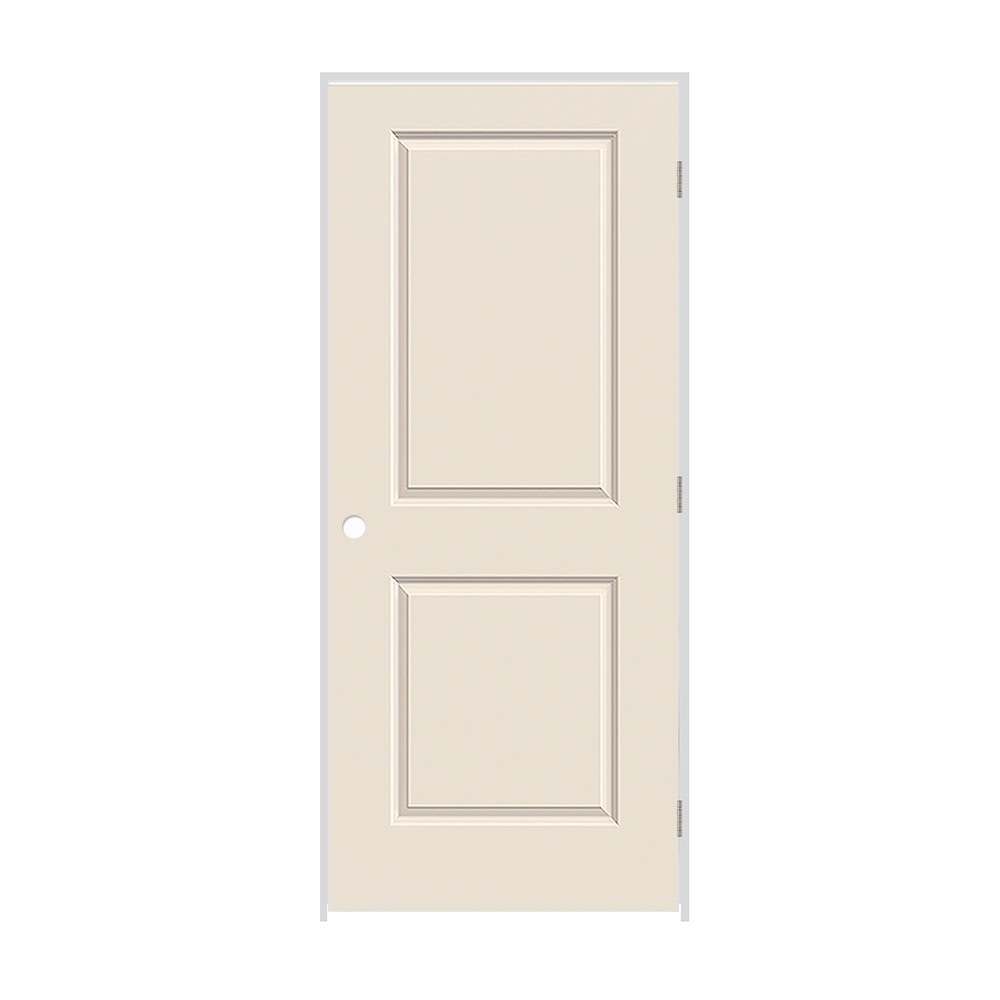 Photos - Interior Door Primed Trimlite 2468MHCCARLH154916 28" x 80"  2-Panel Carrera Molded Hollow Core 4-9/16" Jamb Left Hand Prehung Door with Sat 
