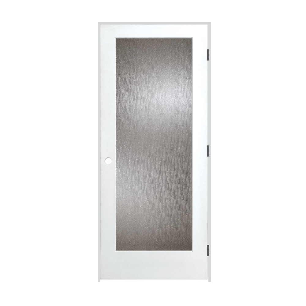 Photos - Interior Door Rain Trimlite 2868138-1501RAITLH10B4916 32" by 80" 1  Glass Lite Left Handed Ovolo Edge Interior French Door with Oil Rubbed 