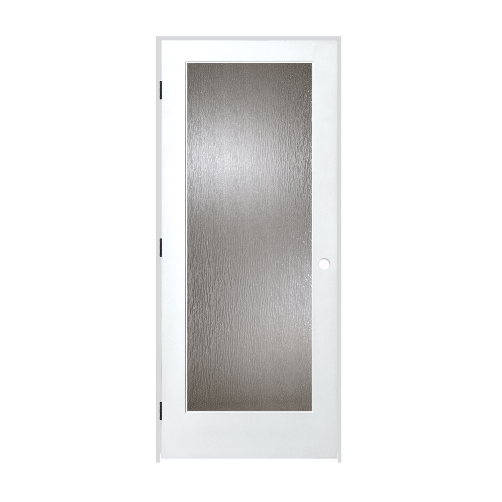 Photos - Interior Door Rain Trimlite 2868138-1501RAITRH1D714 32" by 80" 1  Glass Lite Right Handed Ovolo Edge Interior French Door with Black Hinges 