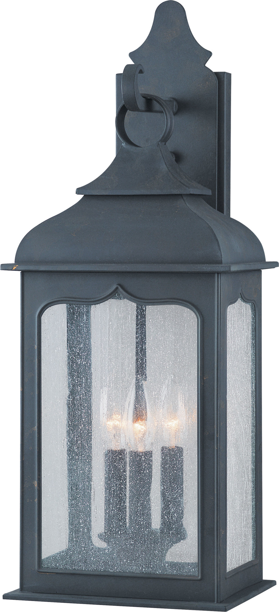 Photos - Floodlight / Street Light Henry Troy Lighting B2012  Street 3 Light Outdoor Wall Sconce Colonial Iron Incandescent Outdoor Lighting Wall Sconces Outdoo 