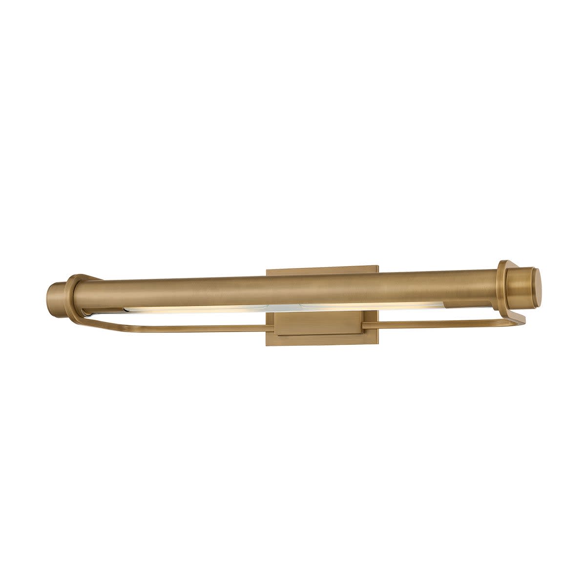 Photos - Chandelier / Lamp Caspian Troy Lighting B2326  2 Light 26" Wide Picture Light Patina Brass Indoor Lighting Picture Lights B2326-PBR 