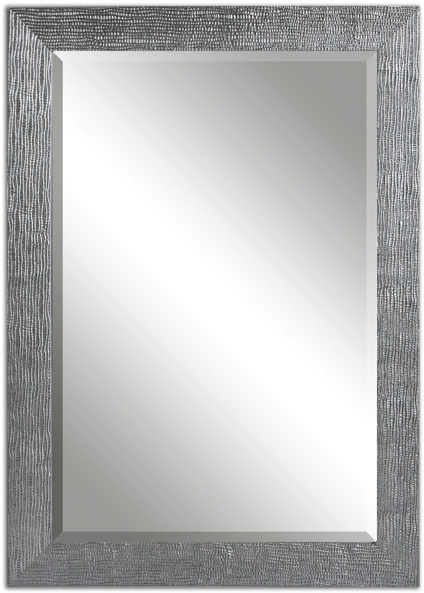 Photos - Bathroom Mirror Uttermost 14604 Tarek 29-7/8" W x 41-7/8" H Rectangular Framed  Silver with Light Gray Wash Home Decor Mirror 