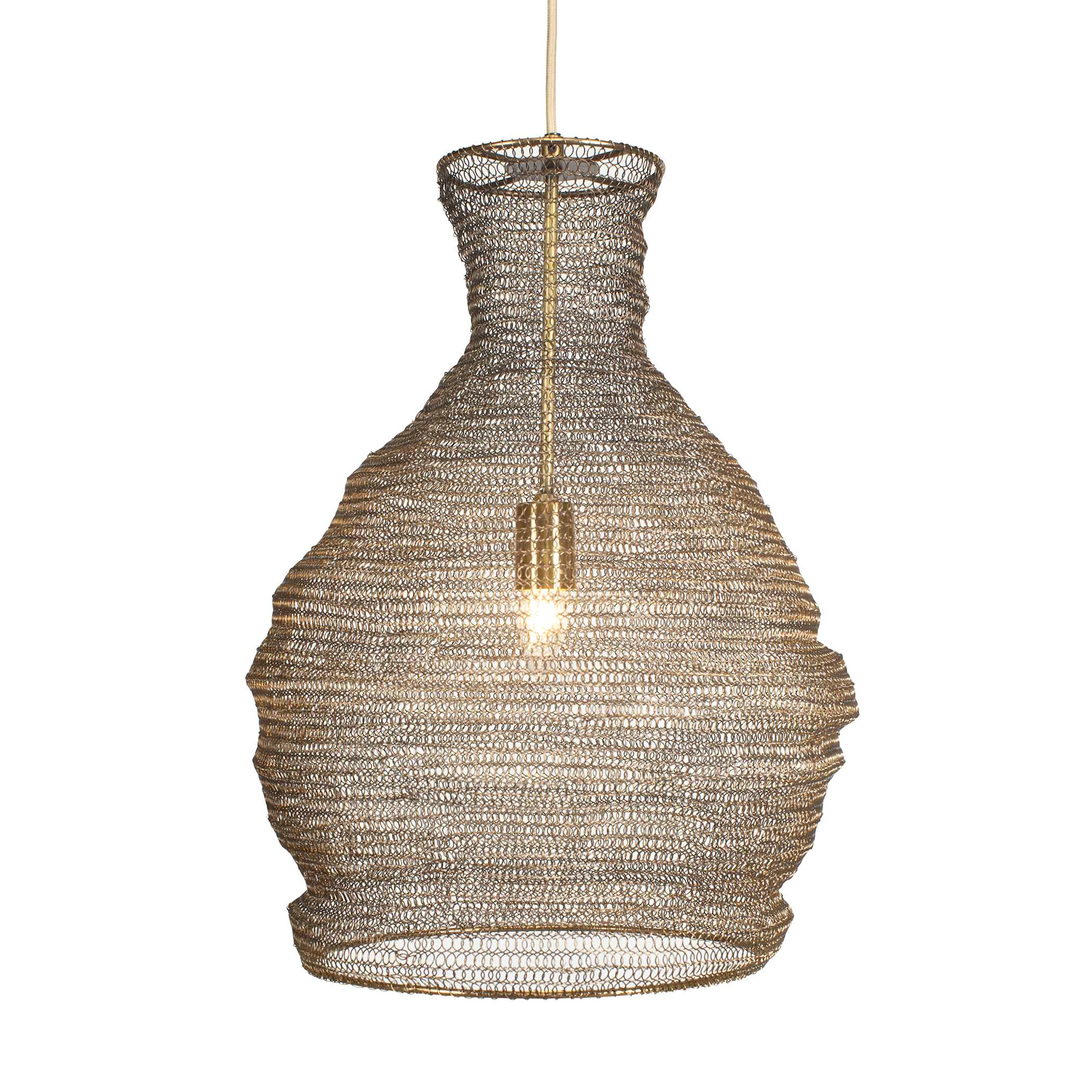 Photos - Chandelier / Lamp Uttermost 21613 Murmur 15" Wide Abstract Pendant Antique Brass Indoor Lighting Pendants 