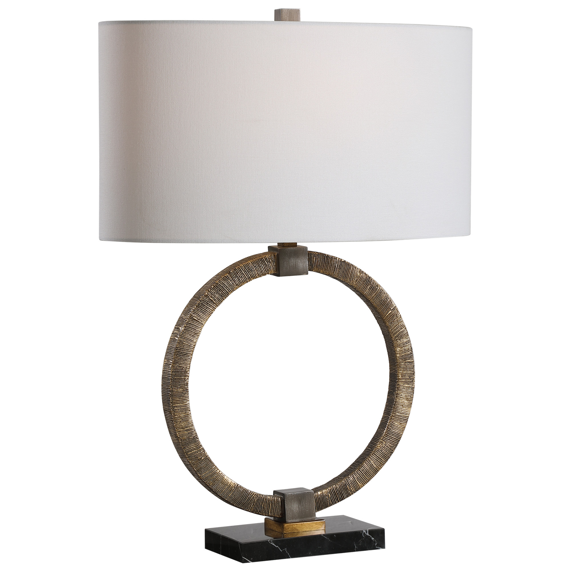 Photos - Desk Lamp Uttermost 28371-1 Relic 26" Tall Accent Table Lamp Antiqued Gold / Black Lamps Table Lamps 
