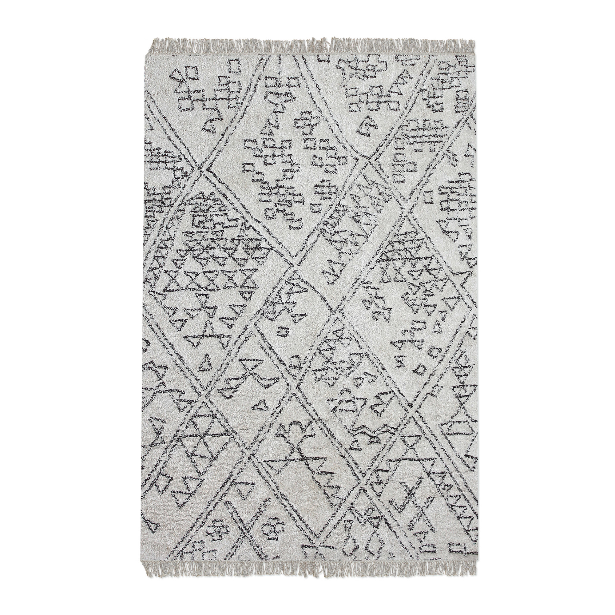 Photos - Area Rug Uttermost 73064-9 Campo 9' x 12' Rectangle Cotton Eclectic  Ivory Home Decor Rugs s 
