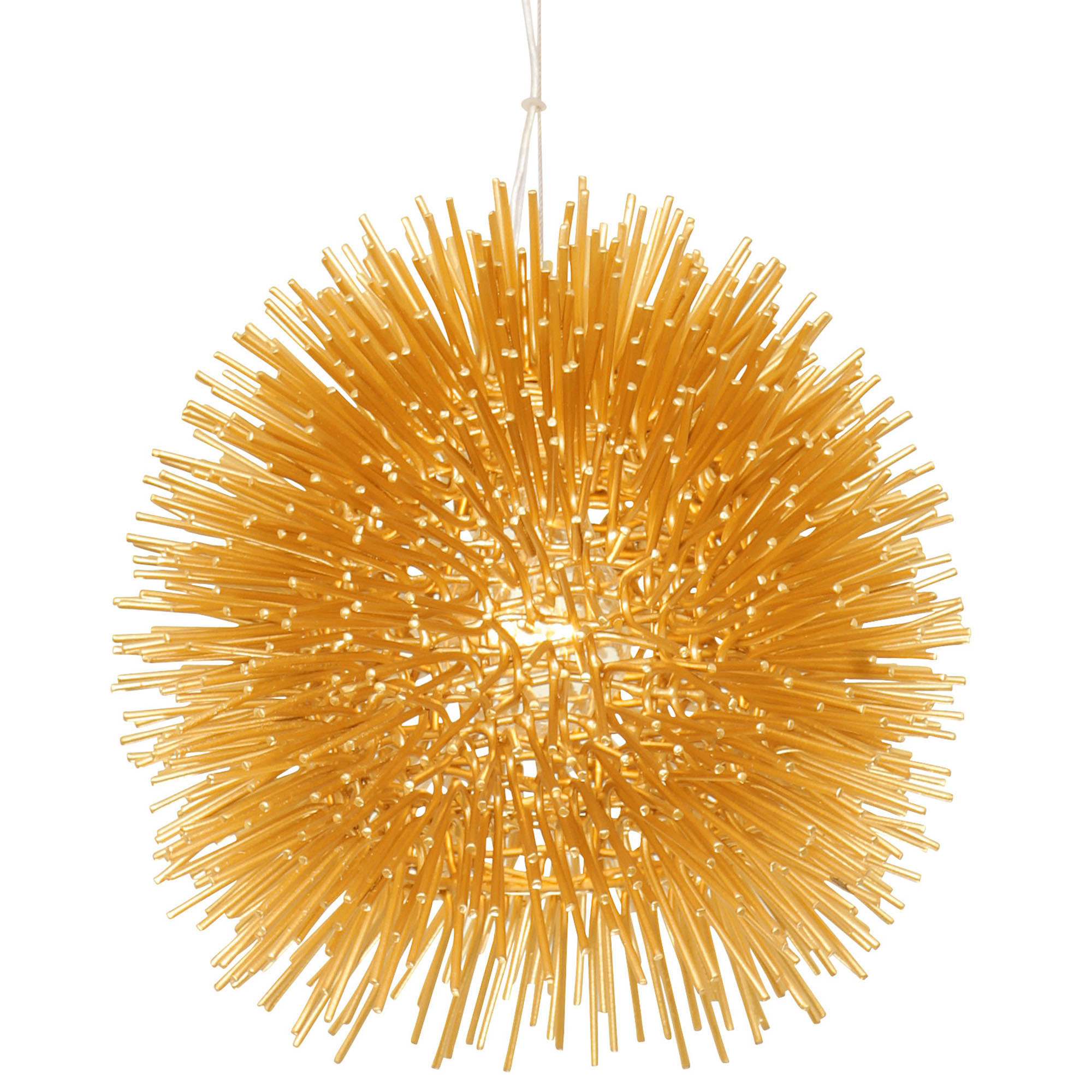 Photos - Chandelier / Lamp Wide Varaluz 169M01 Urchin Single Light 9"  Mini Pendant Gold Indoor Lighting Pendants 169M01GO 