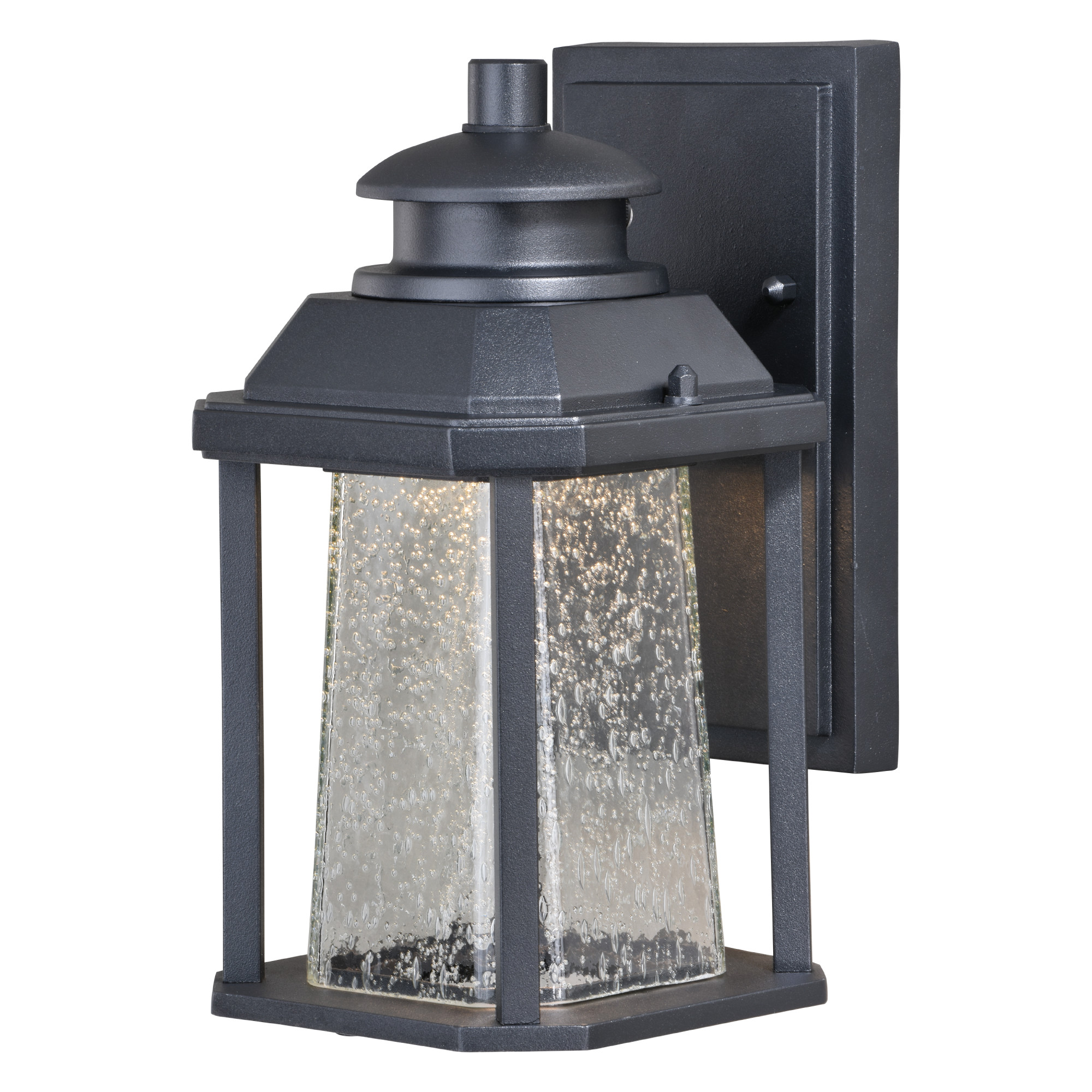 Photos - Floodlight / Street Light Vaxcel Lighting T0308 Freeport Single Light 9-3/4" High Integrated LED Outdoor Wall Sconce Textured Black Outdoor Lighting W