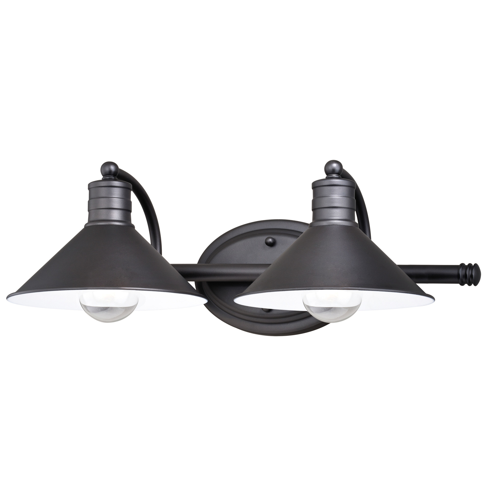 Photos - Chandelier / Lamp Wide Vaxcel Lighting W0284 Akron 2 Light 18"  Bathroom Vanity Light Oil Rubbed Bronze Indoor Lighting Bathroom Fixtures Vanit 