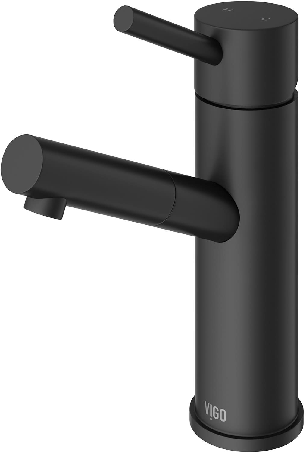 Photos - Tap Vigo VG01009 Noma 1.2 GPM 8" Single Handle Single Hole Bathroom Faucet Matte Black Faucet Bathroom Sink Faucets Single Handl 