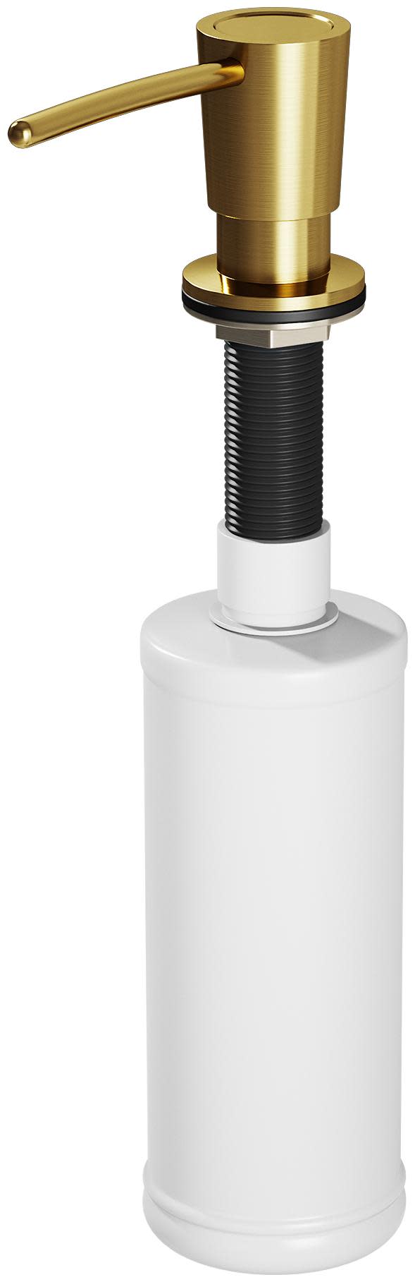 Photos - Tap Hidden Part Vigo VGSD003 Noma Deck Mounted Soap Dispenser with 10 oz Capacity Matte Gold Faucet Accessories and Parts Kitchen Sink Acces 
