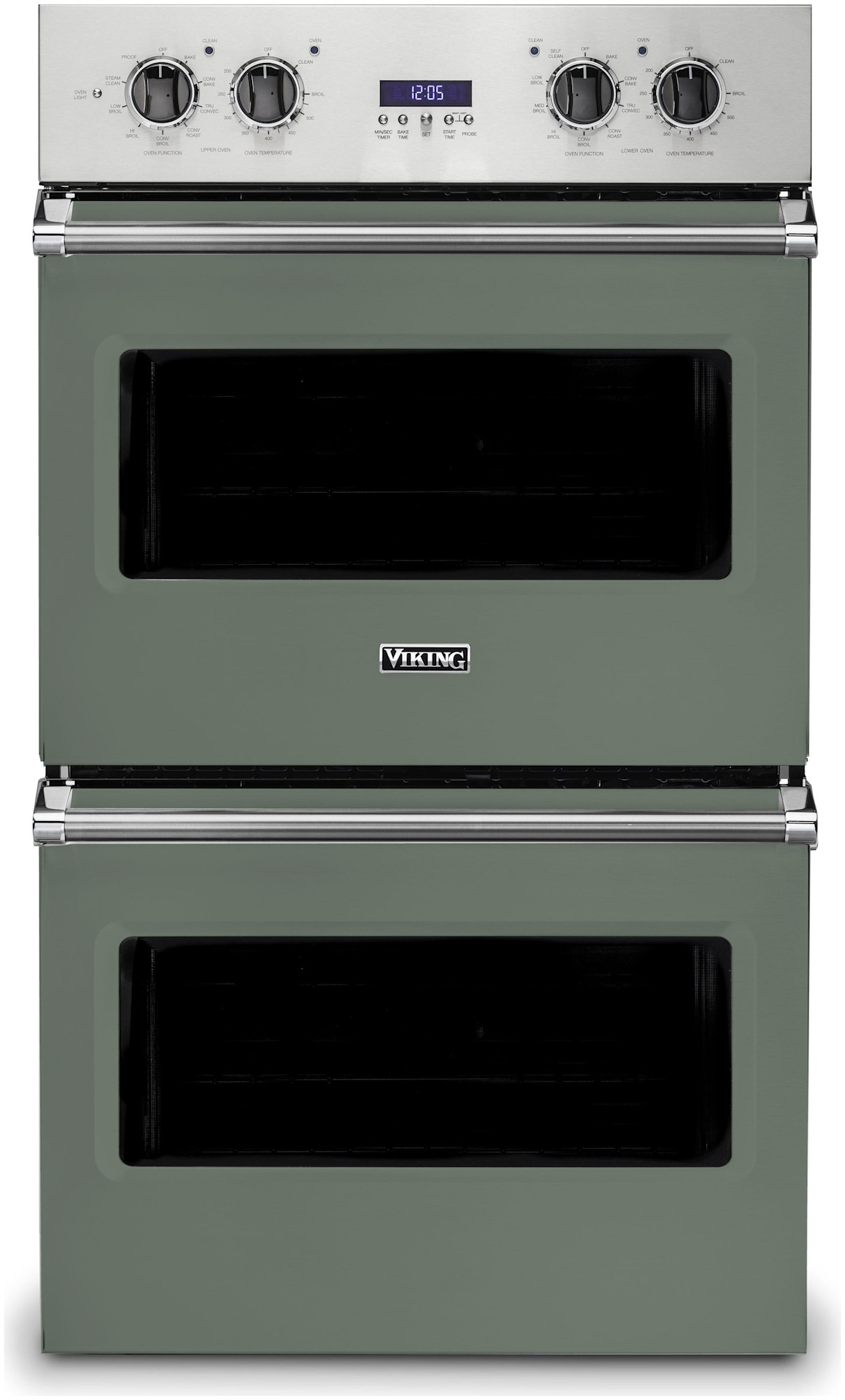 Photos - Oven VIKING VDOE130 5 Series 30 Inch Wide 4.7 Cu. Ft. Double Electric with Sabbath Mode Eucalyptus Cooking Appliances Wall O