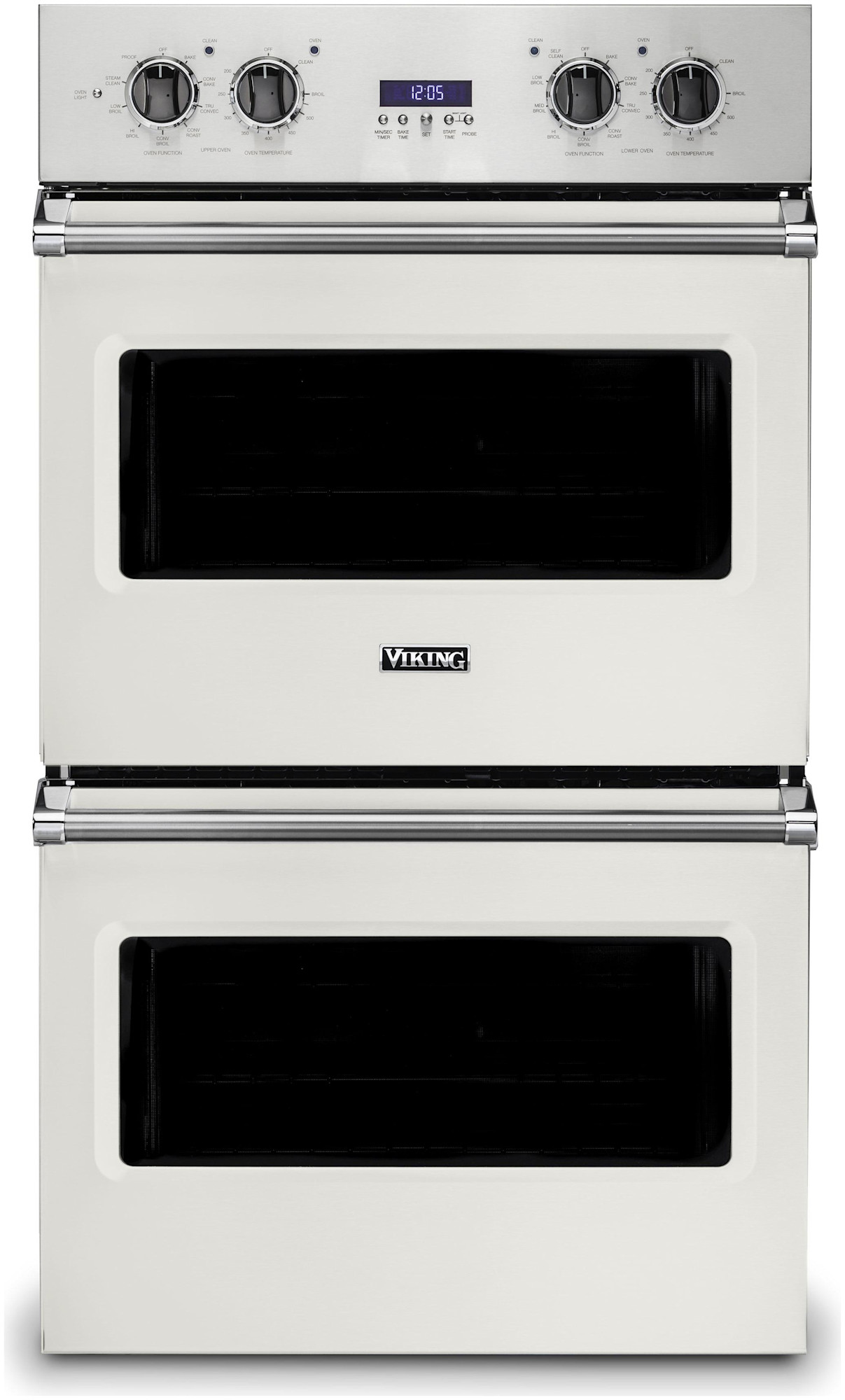 Photos - Oven VIKING VDOE130 5 Series 30 Inch Wide 4.7 Cu. Ft. Double Electric with Sabbath Mode Pure White Cooking Appliances Wall O
