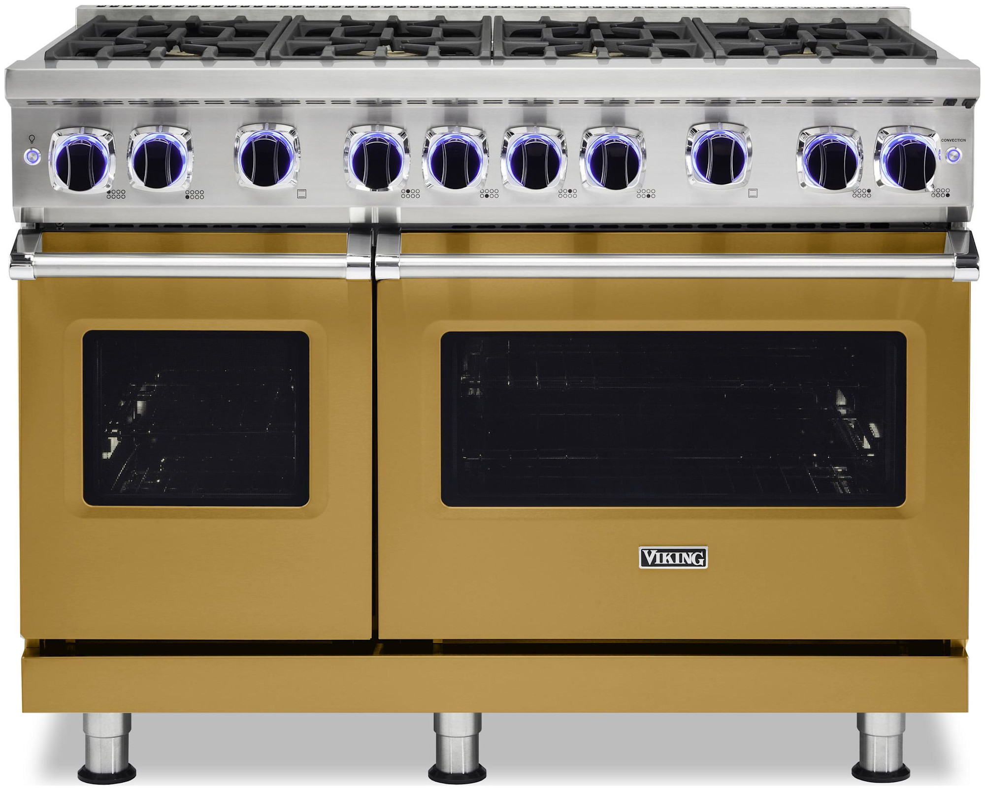Viking VGR74828B 48 Inch Wide 6.1 Cu. Ft. Free Standing Natural Gas Range Golden Hour Cooking Appliances Ranges Gas Ranges