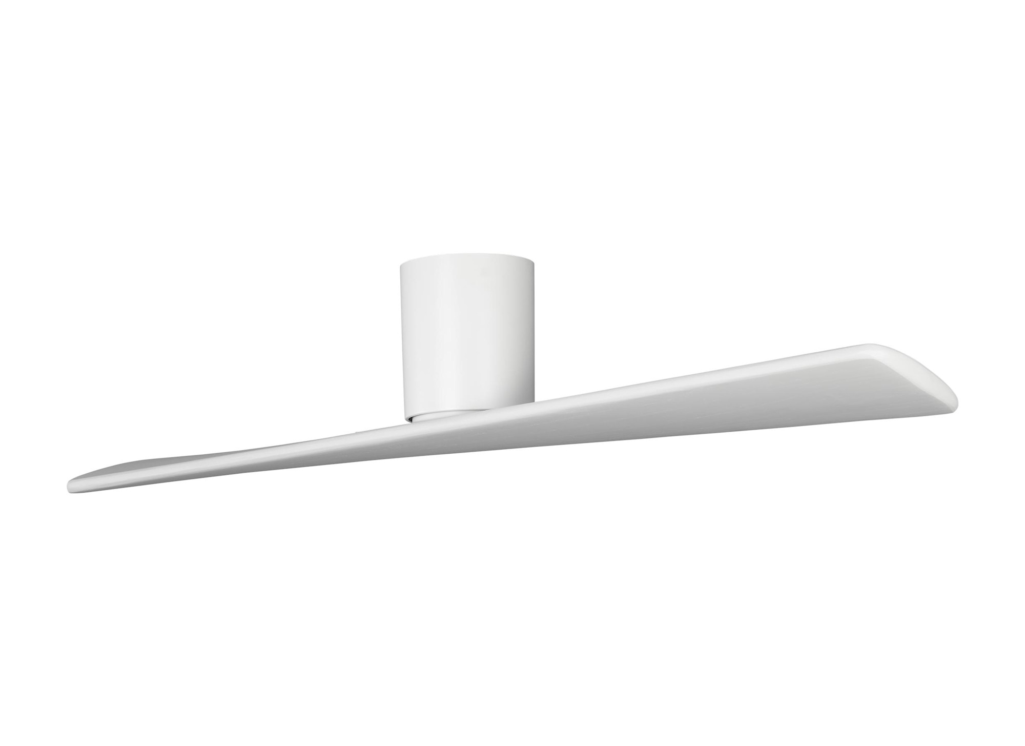Photos - Fan Comfort Visual  2PLSMH52 Plank 52" 2 Blade Indoor Ceiling  Matte White s Ceiling s Indoor Ceiling s 2PLSMH52RZW 