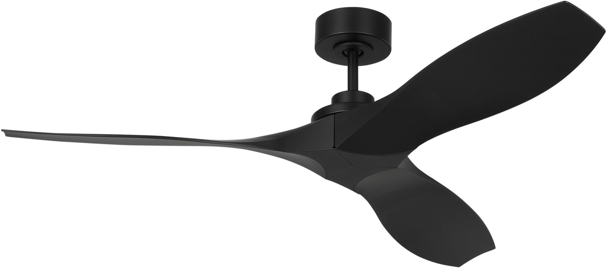 Photos - Fan Comfort Visual  3CLNCSM52 Collins Coastal Smart 52" Ceiling  Midnight Black s Ceiling s Outdoor Ceiling s 3CLNCSM 