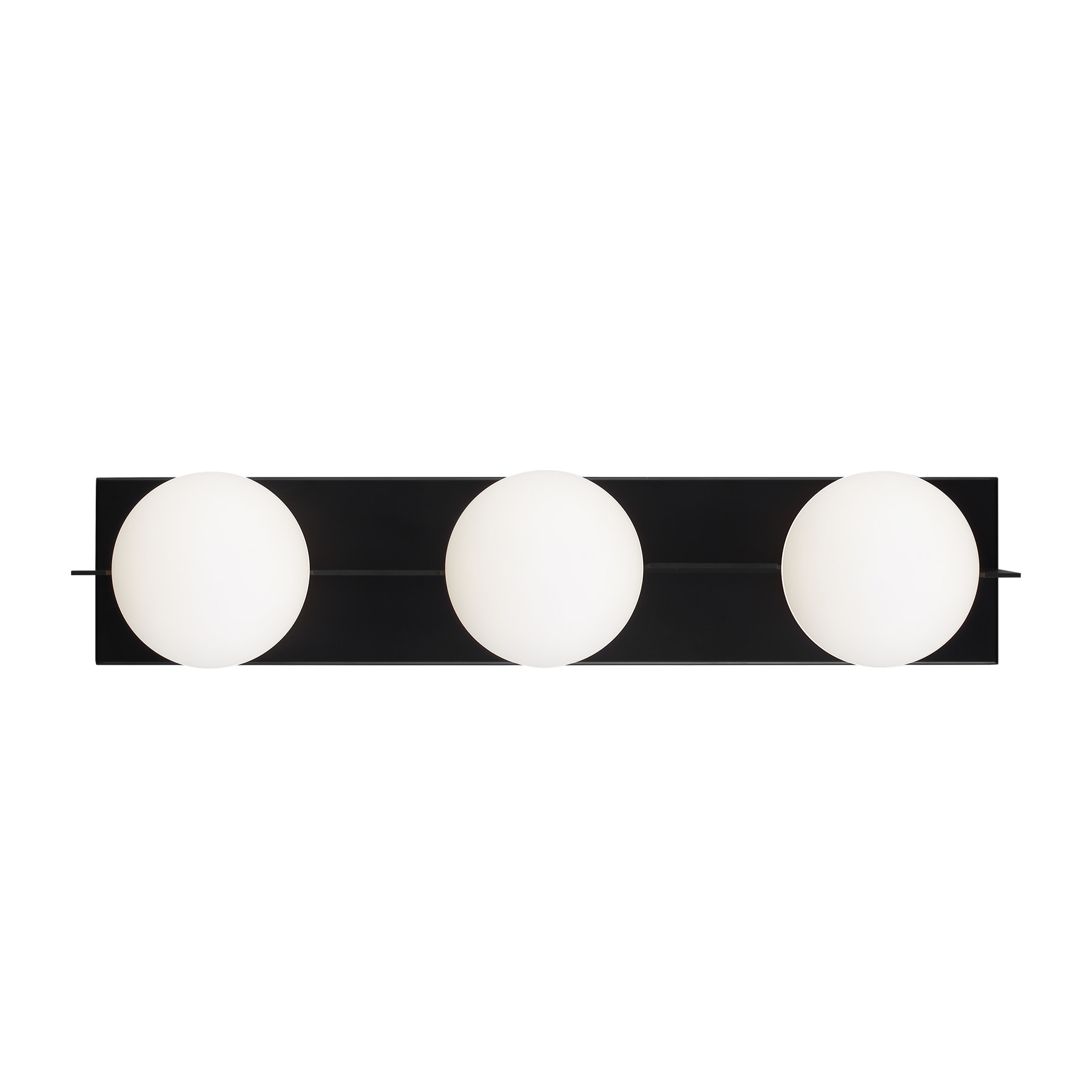 Photos - Chandelier / Lamp Wide Visual Comfort 700BCOBL3 Orbel 3 Light 24"  Vanity Strip Matte Black Indoor Lighting Bathroom Fixtures Vanity Strip 700B 