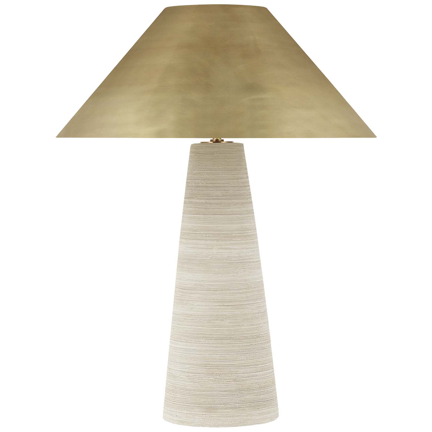 Photos - Desk Lamp Comfort Visual  700PRTKRMCR-LED930 Karam 2 Light 29" Tall LED Buffet Table Lamp Natural Brass Lamps Table Lamps 700PRTKRMCRNB 