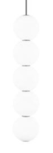 Visual Comfort 700TDOBT5-LED927 Orbet 3" Wide LED Mini Pendant Polished Nickel Indoor Lighting Pendants