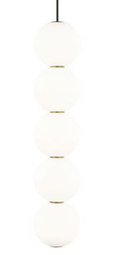 Visual Comfort 700TDOBT5-LED927 Orbet 3" Wide LED Mini Pendant Natural Brass Indoor Lighting Pendants