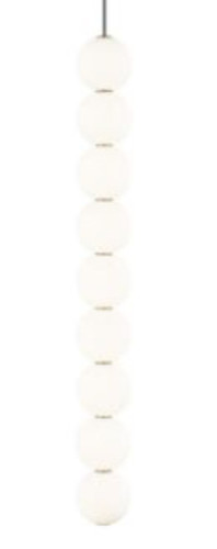 Visual Comfort 700TDOBT9-LED927 Orbet 3" Wide LED Mini Pendant Natural Brass Indoor Lighting Pendants