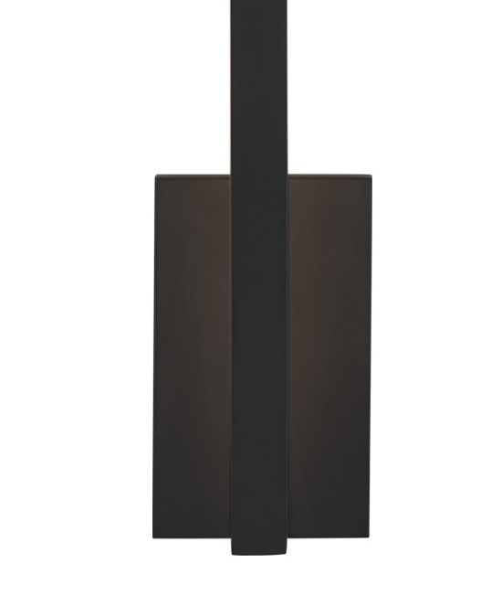 Photos - Chandelier / Lamp Visual Comfort 700WSSTG24-LED927-277 Stagger 25" Tall LED Wall Sconce -277 Nightshade Black Indoor Lighting Wall Sconces 700