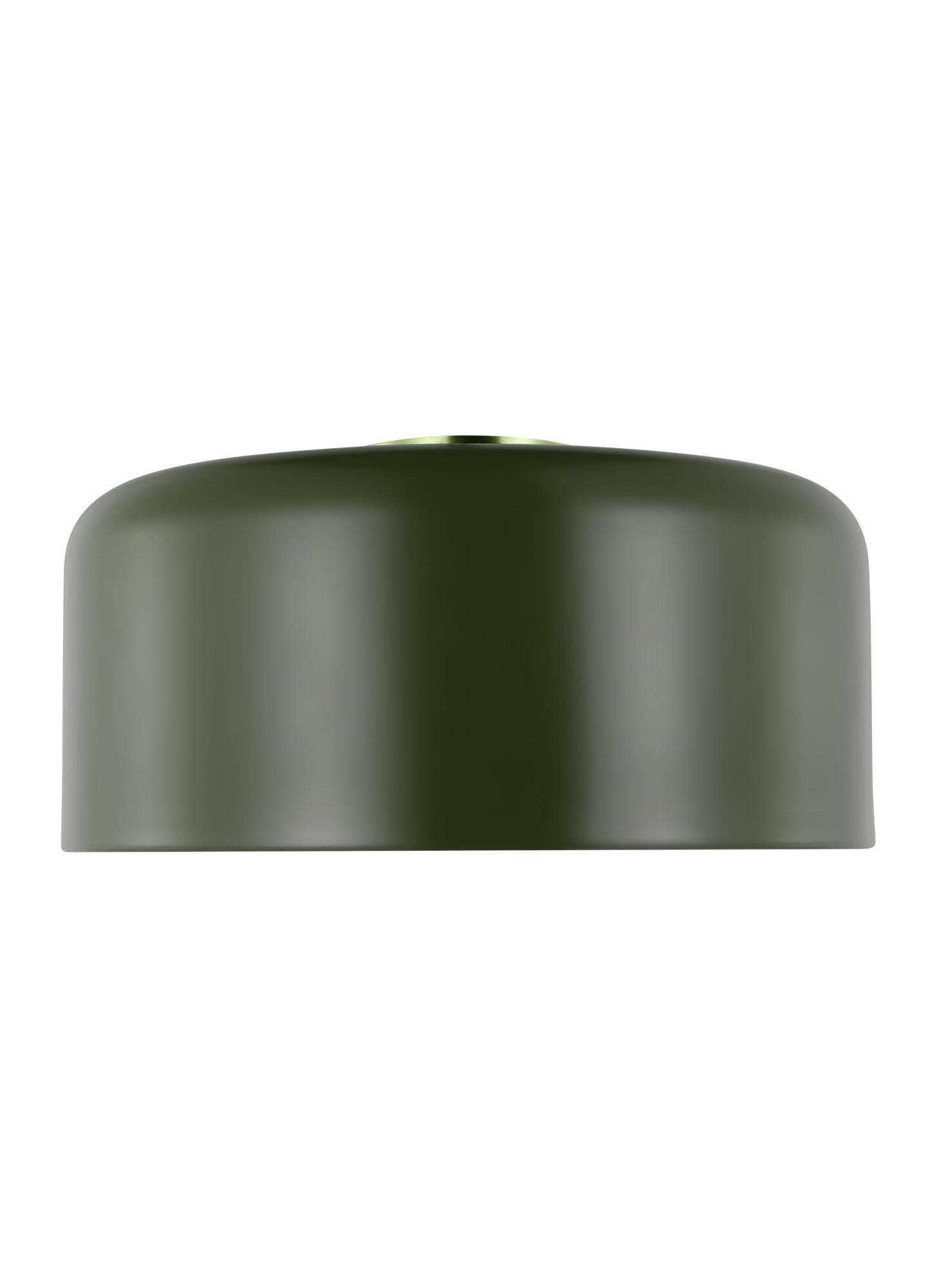 Photos - Chandelier / Lamp Wide Visual Comfort 7705401 Malone 16"  Flush Mount Ceiling Fixture Olive Indoor Lighting Ceiling Fixtures Flush Mount 770540 