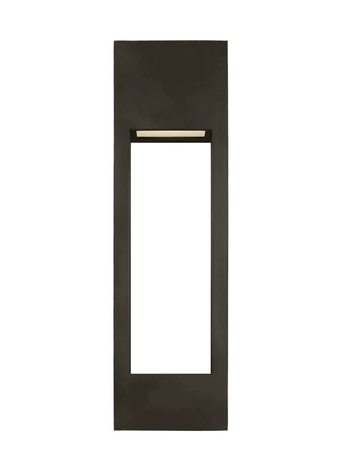 Photos - Floodlight / Street Light Comfort Visual 8857793S Testa 24" Tall LED Wall Sconce Antique Bronze Outdoor Lighting Wall Sconces 8857793S-71