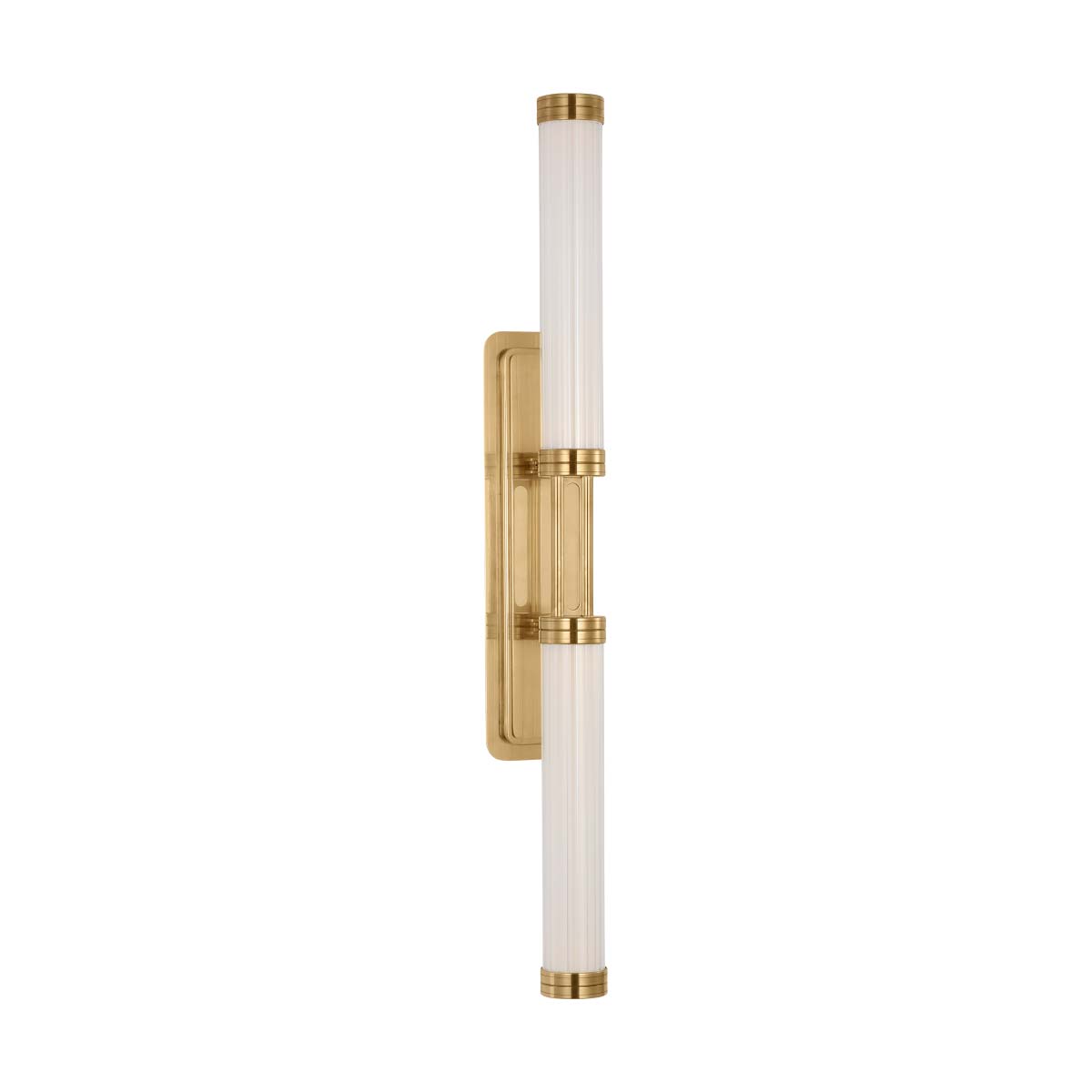 Photos - Chandelier / Lamp Visual Comfort AKWS159 Alo 36" Tall LED Wall Sconce Polished Natural Brass Indoor Lighting Wall Sconces AKWS15927NB
