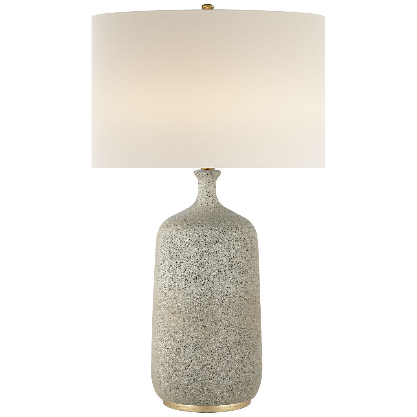 Photos - Desk Lamp Comfort Visual  ARN3608L Culloden 33" Table Lamp by AERIN Volcanic Ivory Lamps Table Lamps ARN 3608VI-L 