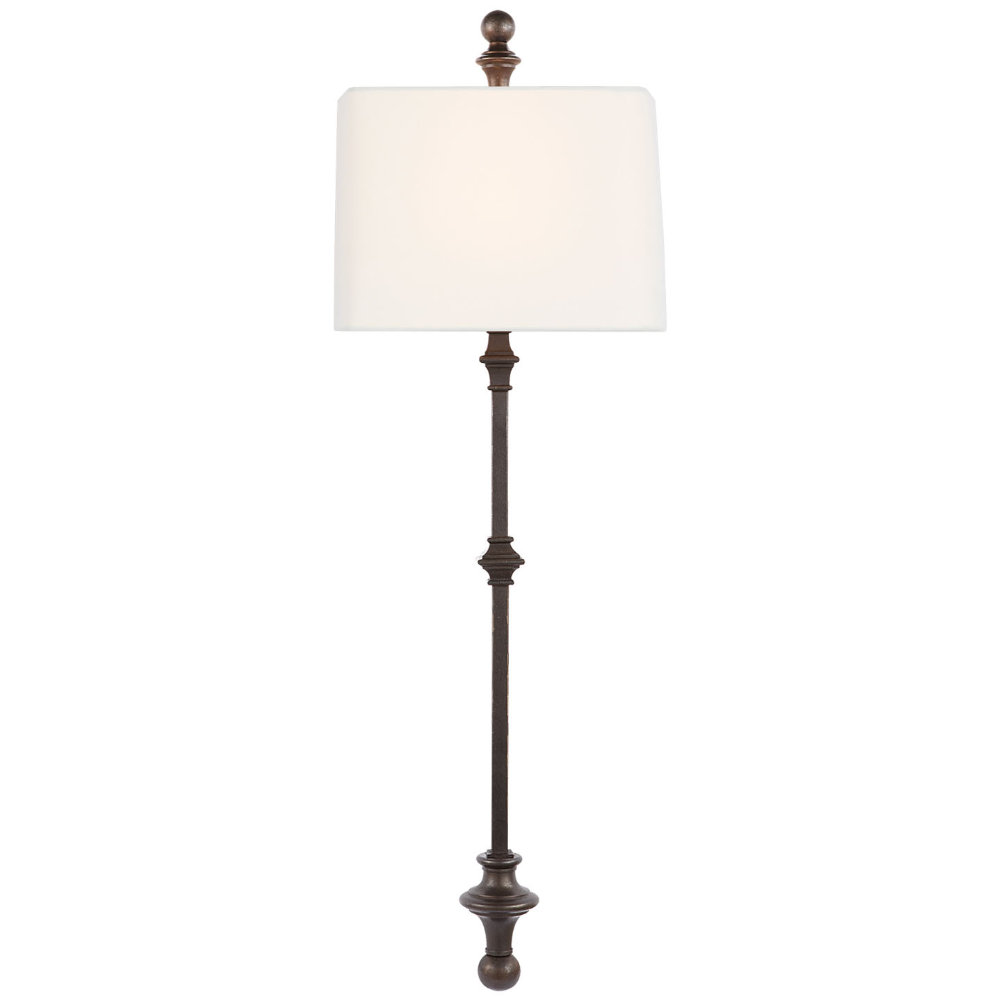 Photos - Chandelier / Lamp iRon Visual Comfort CHD 2300-L Cawdor 36" Tall Wall Sconce Aged  Indoor Lighting Wall Sconces CHD 2300AI-L 