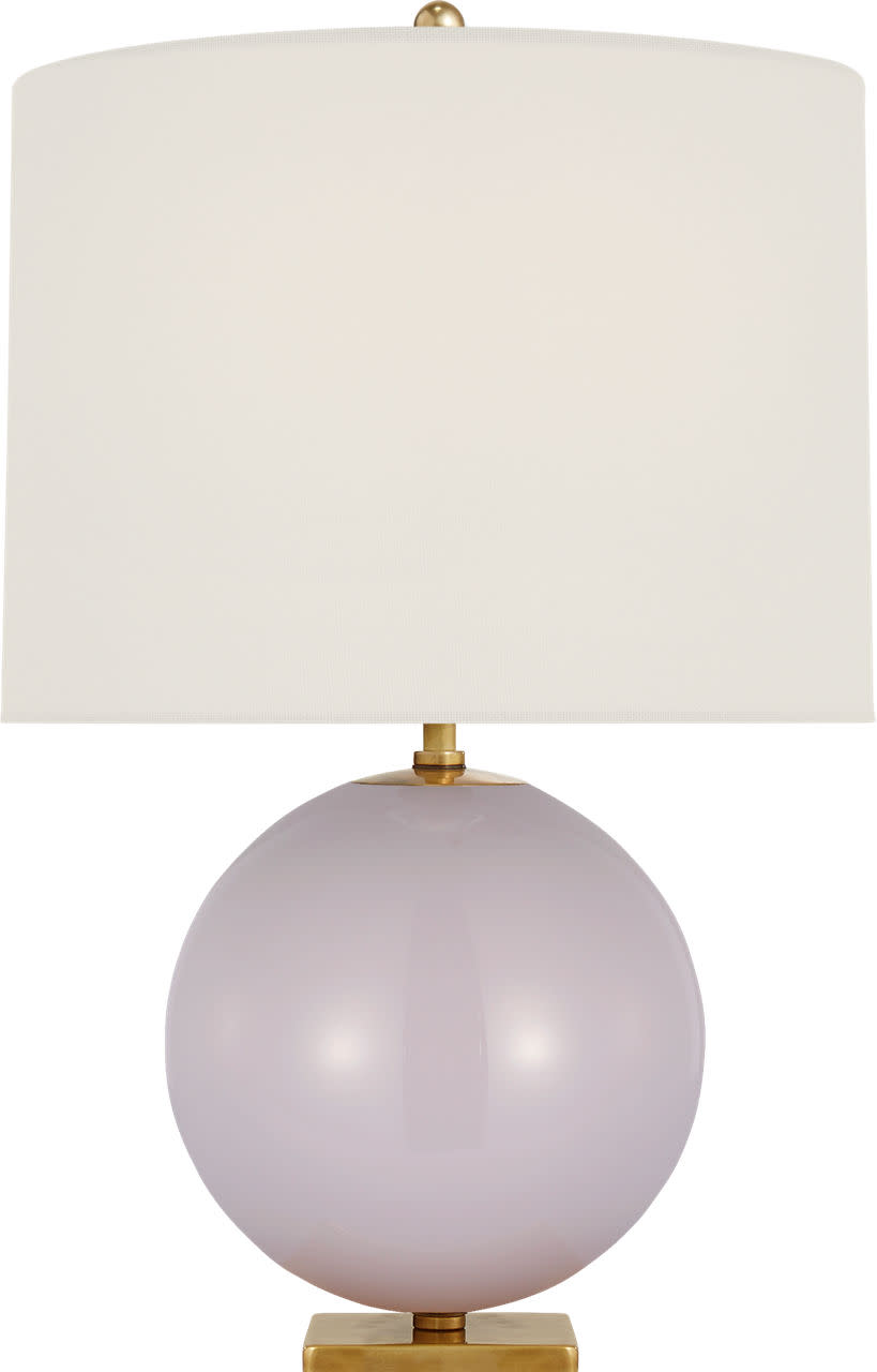 Photos - Desk Lamp Comfort Visual  KS3014L Elsie 26" Table Lamp by kate spade NEW YORK Lilac Lamps Table Lamps KS 3014LLC-L 
