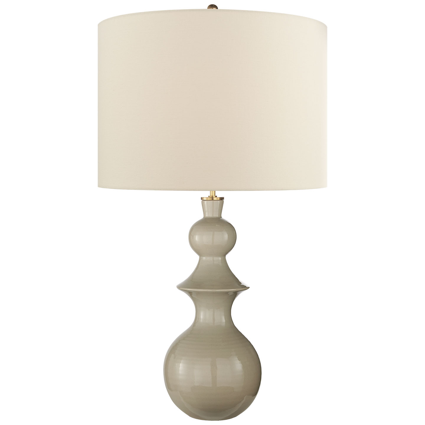 Photos - Desk Lamp Comfort Visual  KS3617 Saxon 38" Table Lamp by kate spade NEW YORK Dove Grey Lamps Table Lamps KS 3617DVG-L 