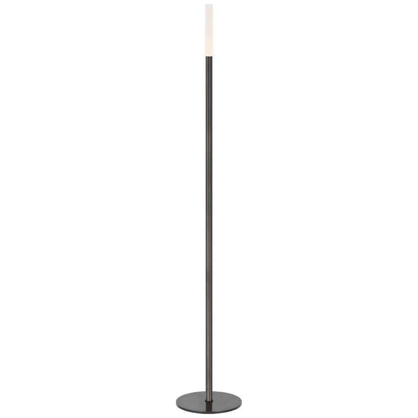 Photos - Chandelier / Lamp Buffet Visual Comfort KW1280 Rousseau 60" Tall LED  Floor Lamp Bronze / Etched Crystal Lamps Floor Lamps KW 1280BZ-EC 