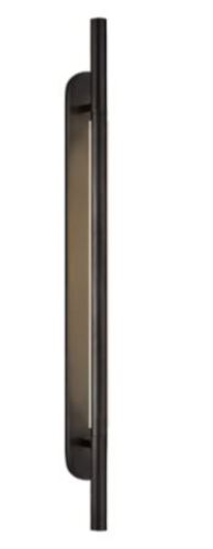 Visual Comfort KW2286 Rousseau 30" Tall LED Wall Sconce Bronze / Etched Crystal Indoor Lighting Wall Sconces