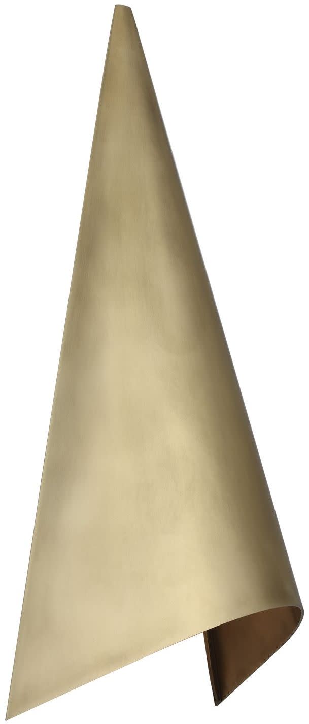 Visual Comfort KW 2635 Piel 14" Tall LED Wall Sconce Antique-Burnished Brass Indoor Lighting Wall Sconces