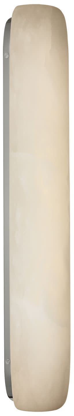 Visual Comfort KW 2671 Formosa 26" Tall LED Bathroom Sconce Alabaster / Polished Nickel Indoor Lighting Bathroom Fixtures Bathroom Sconce