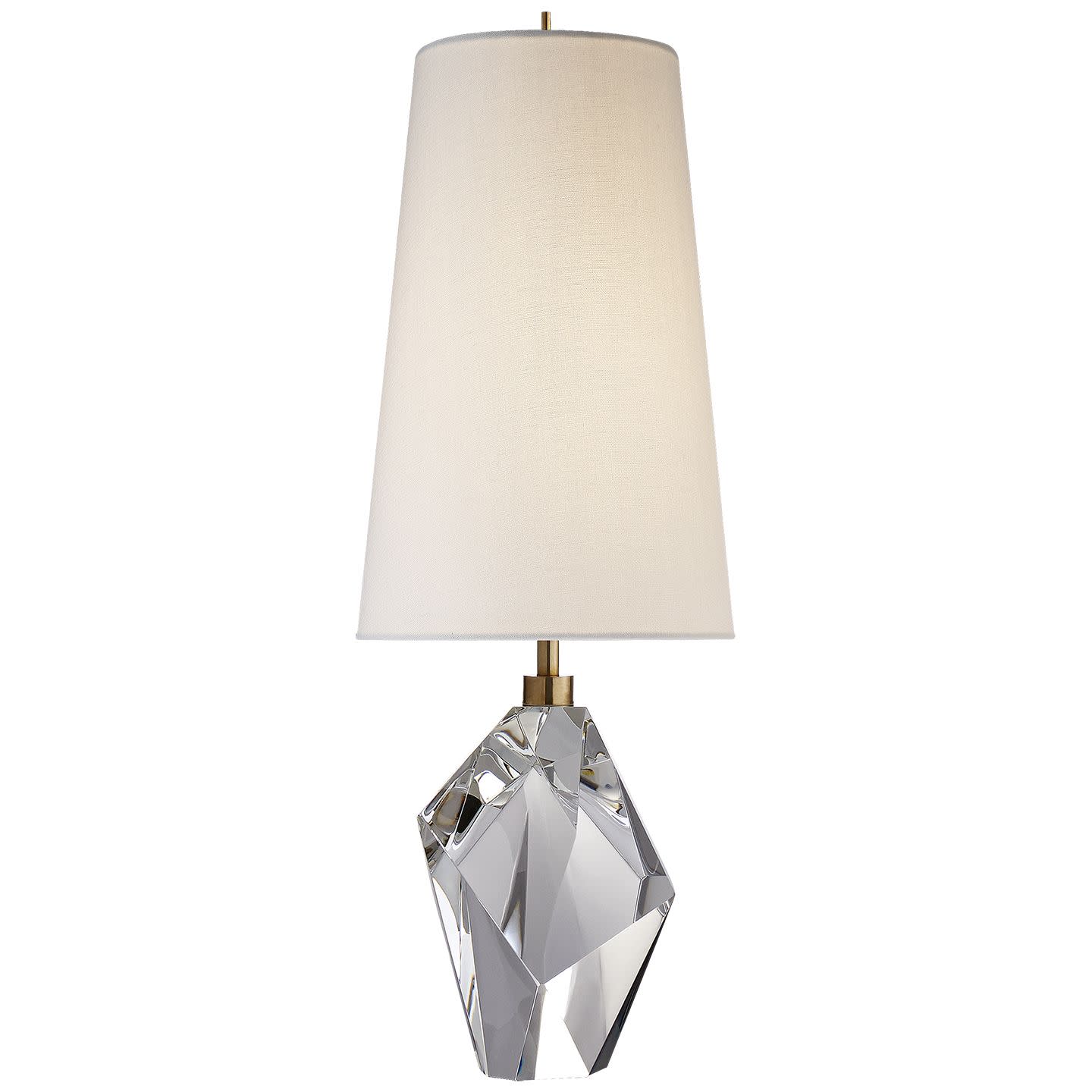 Photos - Desk Lamp Comfort Visual  KW3012L Halcyon 25" Table Lamp by Kelly Wearstler Crystal Lamps Table Lamps KW 3012CG-L 