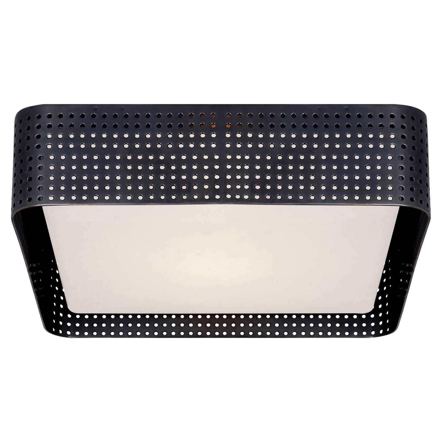Photos - Chandelier / Lamp Precision Visual Comfort KW4061CDG  13" Large Flush Mount by Kelly Wearstler Bronze Indoor Lighting Ceiling Fixtures Flush Mo 