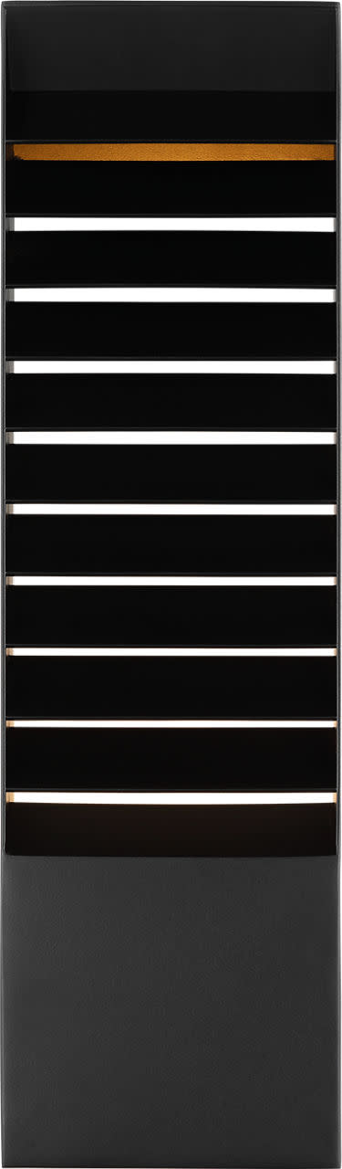Photos - Floodlight / Street Light Comfort Visual KWOWS60727 Lamel 19" Tall LED Outdoor Wall Sconce Outdoor Black Outdoor Lighting Wall Sconces KWOWS60727OB