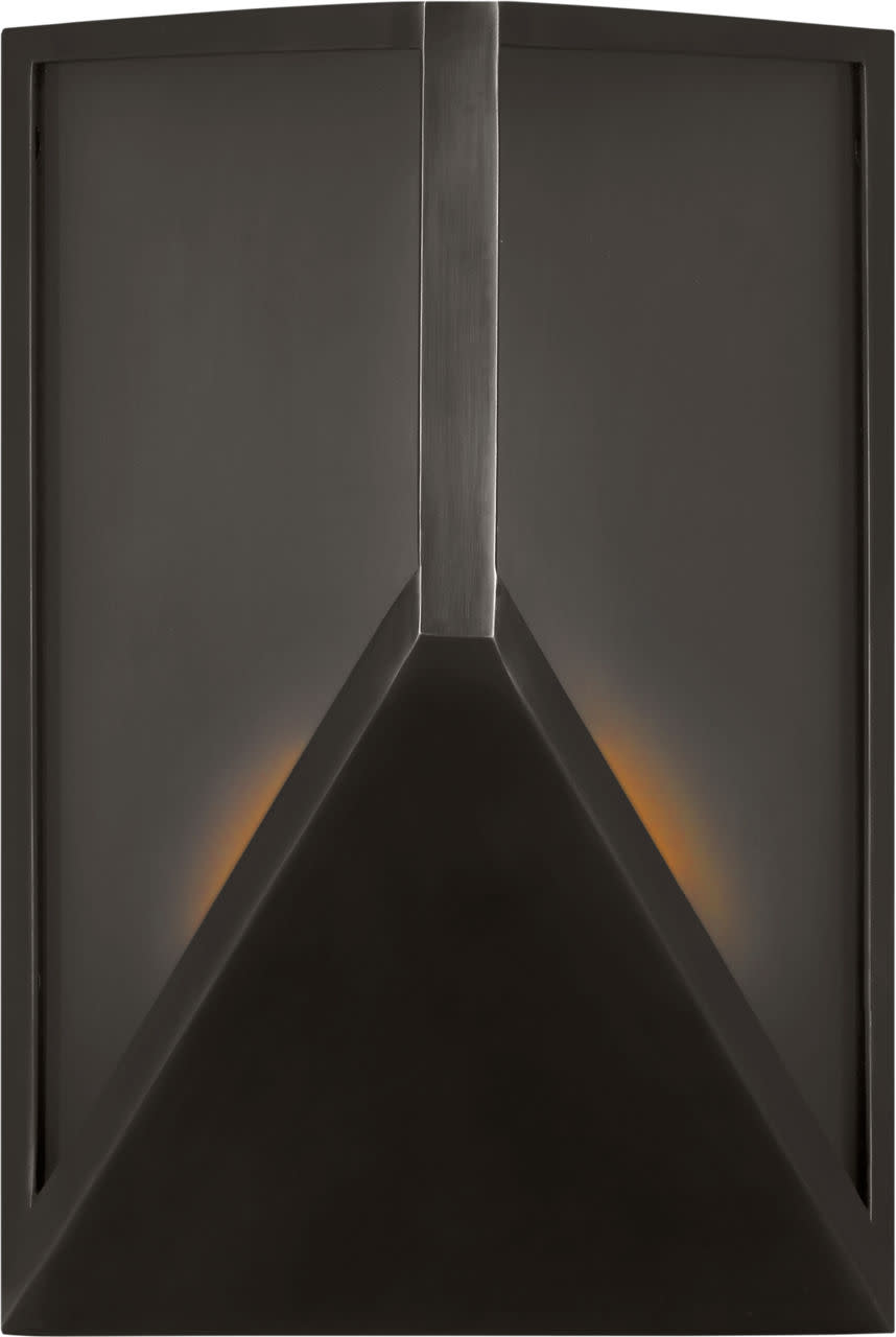 Photos - Floodlight / Street Light Comfort Visual KWOWS69327 Punto 10" Tall LED Outdoor Wall Sconce Bronze Outdoor Lighting Wall Sconces KWOWS69327BZCG